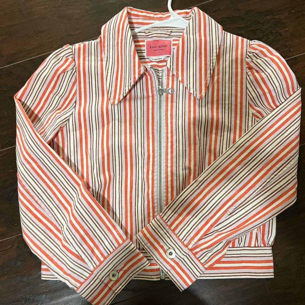 Kate Spade twill cropped jacket